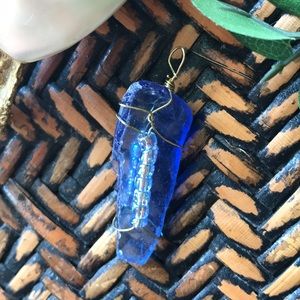 💙 SALE Handmade artisan seaglass pendant